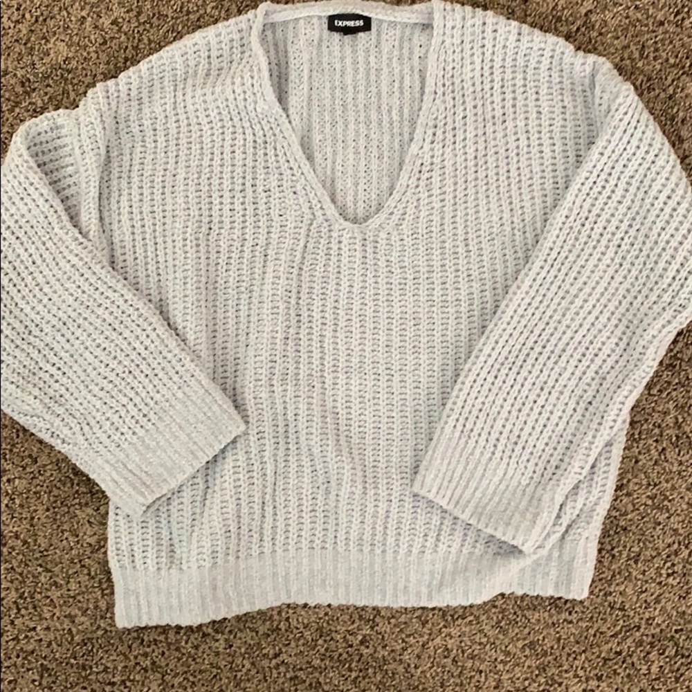 New express large super soft sweater